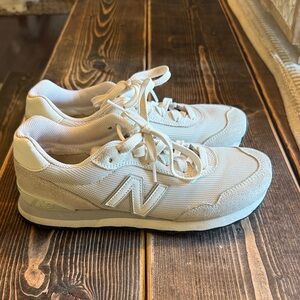 New Balance Grey Mesh Sneakers
